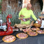 Tuscan Food in Cortona Villa wedding