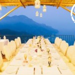 amalfi coast wedding breakfast