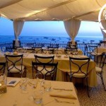 sea view wedding breakfast italy