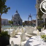 wedding breakfast setup Italy